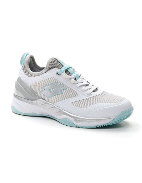 Lotto Mirage 200 Cly Blanc Gris Femme 213633 8Jo |LOTTO |Chaussures de padel LOTTO