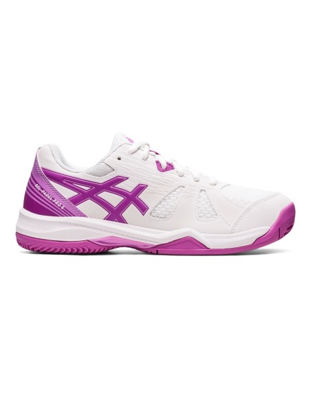 Asics Gel Padel Pro 5 Blanco Lila Mujer 1042A200 100 |ASICS |Zapatillas pádel ASICS
