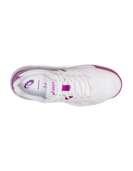 Asics Gel Padel Pro 5 Blanc Lilas Femme 1042A200 100 |ASICS |Chaussures de padel ASICS