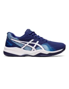 Asics Gelgame 8 Azul Branco Mulher 1042A152 403 |ASICS |Sapatilhas de padel ASICS