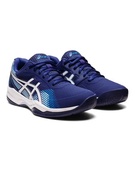 Asics Gelgame 8 Azul Blanco Mujer 1042A152 403 |ASICS |Zapatillas pádel ASICS
