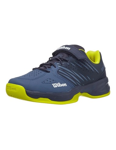 Sapatilhas Wilson Kaos K 2.0 Azul Amarelo Junior Wrs329150 |WILSON |Sapatilhas de padel WILSON