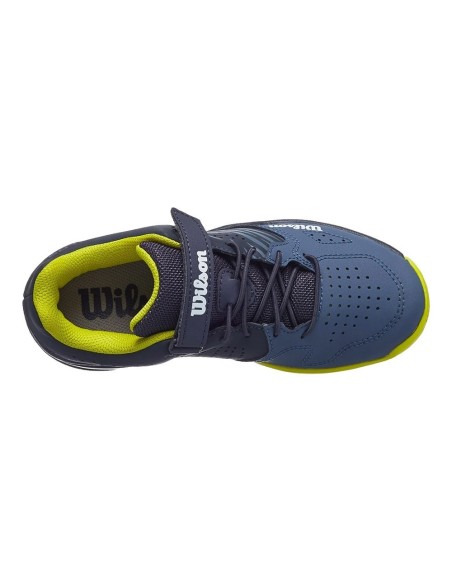 Shoes Wilson Kaos K 2.0 Blue Yellow Junior Wrs329150 |WILSON |WILSON padel shoes