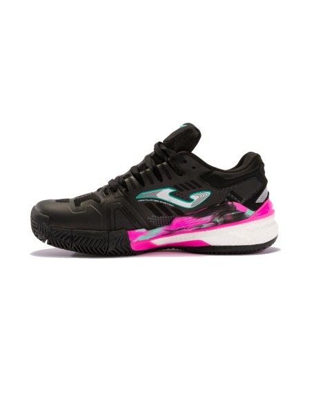 Joma Slam 22 Clay Preto Fucsia Mulher Tslalw2201P |JOMA |Sapatilhas de padel Joma Joma Slam 22 Clay Preto Fucsia Mulher Tslalw2201P |JOMA |Sapatilhas de padel Joma