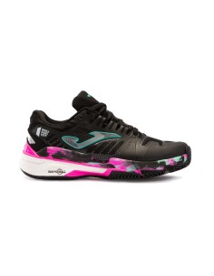 Joma Slam 22 Clay Preto Fucsia Mulher Tslalw2201P |JOMA |Sapatilhas de padel Joma 2