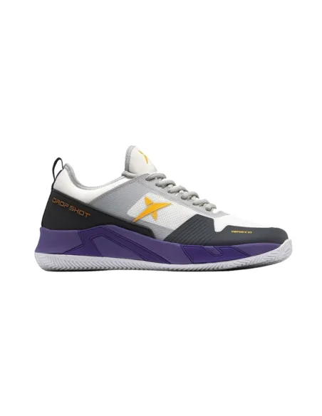 Drop Shot Virtuo-V Xt Grigio Viola Dz261008 |DROP SHOT |Scarpe da padel DROP SHOT
