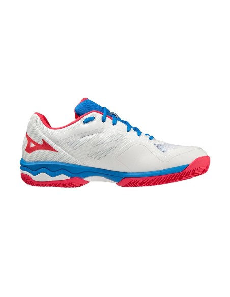 Mizuno Wave Exceed Light Padel Blanc Rouge 61Gb2222 25 |MIZUNO |Chaussures de padel MIZUNO