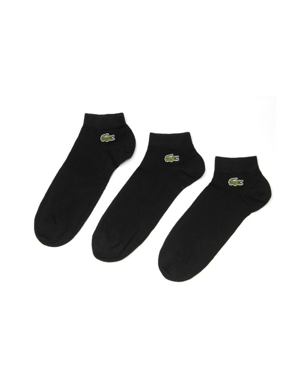 Pack 3 Socks Lacoste Perf.Core Black Ra41838vm |LACOSTE |Ropa de pádel LACOSTE