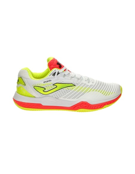 Joma Point 21 Clay Bianco Arancione Fluo Tpoinw2102P |JOMA |Scarpe da padel Joma Joma Point 21 Clay Bianco Arancione Fluo Tpoinw2102P |JOMA |Scarpe da padel Joma