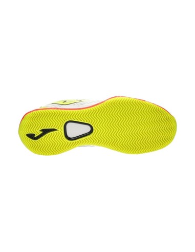 Joma Point 21 Clay Bianco Arancione Fluo Tpoinw2102P |JOMA |Scarpe da padel Joma
