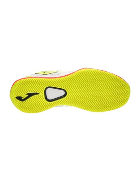 Joma Point 21 Clay Blanc Orange Fluor Tpoinw2102P |JOMA |Chaussures de padel Joma Joma Point 21 Clay Blanc Orange Fluor Tpoinw2102P |JOMA |Chaussures de padel Joma