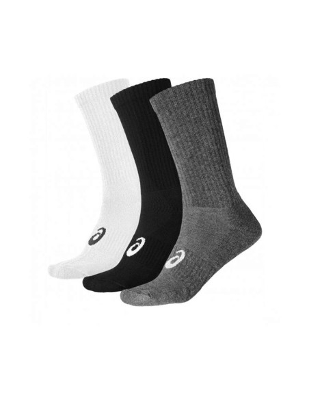 Pack De 3 Paires De Chausettes Asics Crew |ASICS |Vêtements de padel ASICS Pack De 3 Paires De Chausettes Asics Crew |ASICS |Vêtements de padel ASICS
