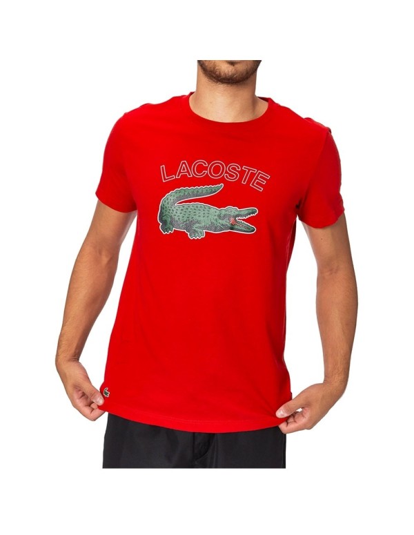 Lacoste T-shirt Th9299 240 Red |LACOSTE |Ropa de pádel LACOSTE
