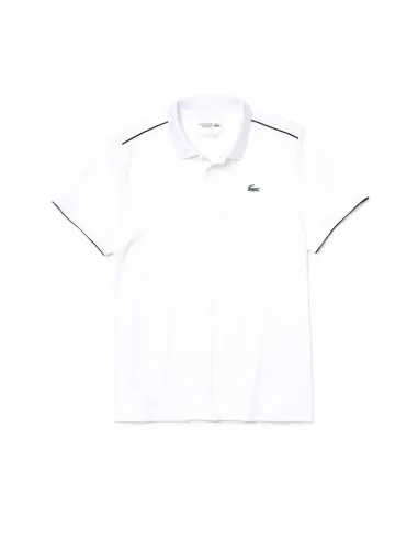 Polo Lacoste Dh2094 Au8 White/Black |LACOSTE |Ropa de pádel LACOSTE