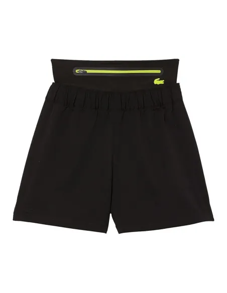 Pantalon Corto Lacoste Gf9316 C31 Mujer Black |LACOSTE |Vêtements de padel