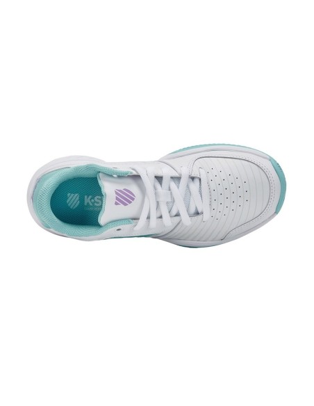 Kswiss Court Express Hb Bianco Blu Donna 96750117 |K SWISS |Scarpe da padel K-Swiss Kswiss Court Express Hb Bianco Blu Donna 96750117 |K SWISS |Scarpe da padel K-Swiss