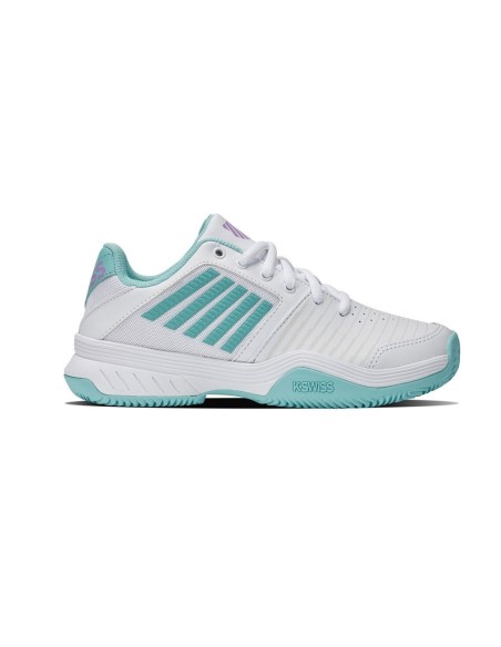 Kswiss Court Express Hb Bianco Blu Donna 96750117 |K SWISS |Scarpe da padel K-Swiss Kswiss Court Express Hb Bianco Blu Donna 96750117 |K SWISS |Scarpe da padel K-Swiss