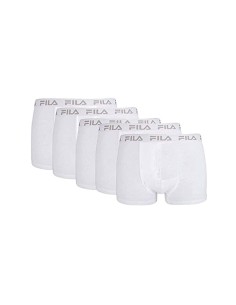 Confezione Da 5 Boxer Fila Bianchi |FILA |Uomo