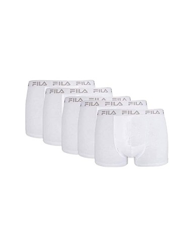 Pack 5 Boxer Fila Fu5004/5 300 Blanco