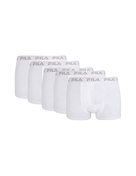 5-Pack Of White Fila Boxers |FILA |Man