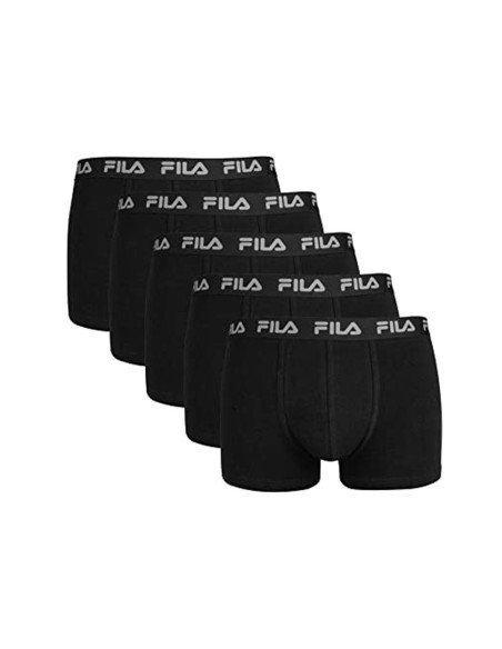 Pack 5 Boxer Fila Black |FILA |Padel clothing
