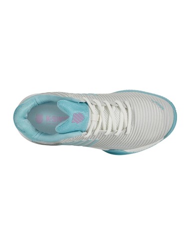 Kswiss Hypercourt Express 2 Hb Donna Bianco Blu 96614190 |K SWISS |Scarpe da padel K-Swiss