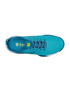 Kswiss Hypercourt Supreme Hb Bleu Turquoise 06617424 Scbbl |K SWISS |Chaussures de padel K-Swiss