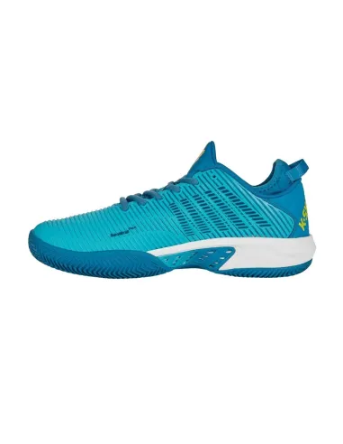 Kswiss Hypercourt Supreme Hb Bleu Turquoise 06617424 Scbbl |K SWISS |Chaussures de padel K-Swiss