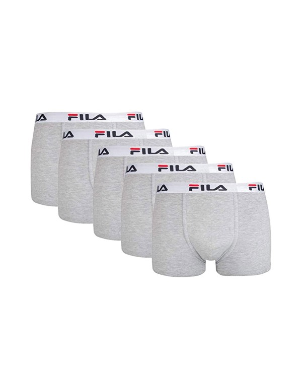 Pack 5 Boxer Fila Fu5016/5 400 Gris |FILA |Padel clothing