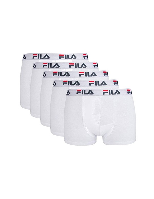 Pack 5 Boxer Fila Fu5016/5 300 Blanco |FILA |Vêtements de padel