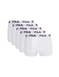 Pack 5 Boxers Fila Fu5016/5 300 Branco |FILA |Roupa de padel 2