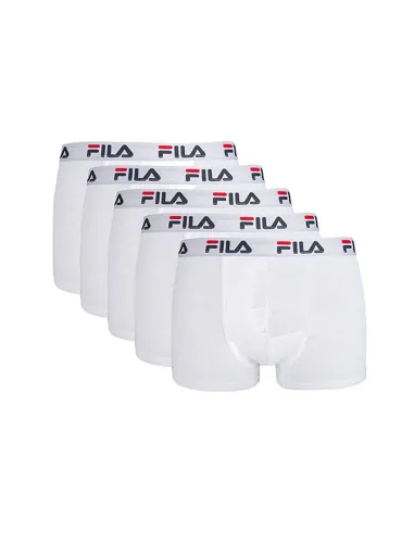 Pack 5 Boxers Fila Fu5016/5 300 Blanco |FILA |Ropa de pádel