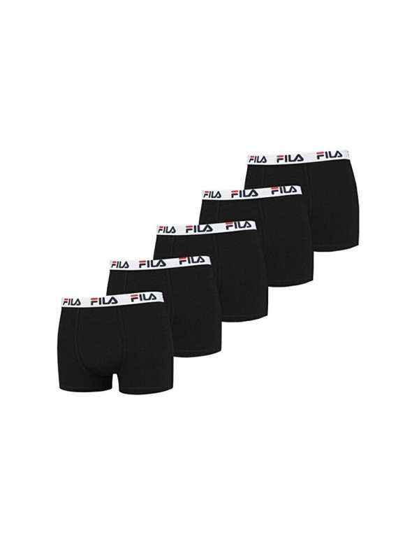 Pack 5 Boxer Fila Fu5016/5 200 Negro |FILA |Abbigliamento da padel