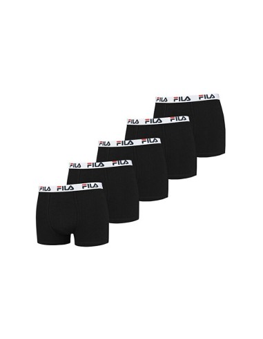 Pack 5 Boxer Fila Fu5016/5 200 Negro |FILA |Padelkläder