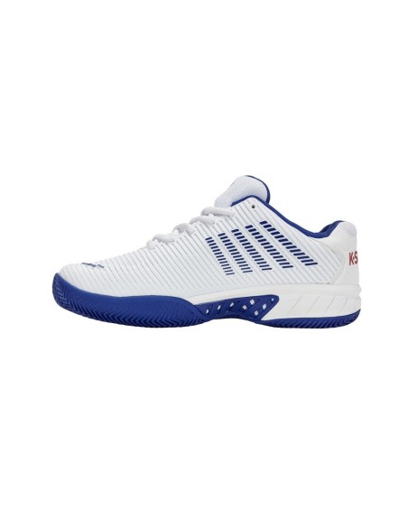 Kswiss Hypercourt Express 2 Hb Blanc Bleu 06614197 Wh/Clscbl |K SWISS |Chaussures de padel K-Swiss