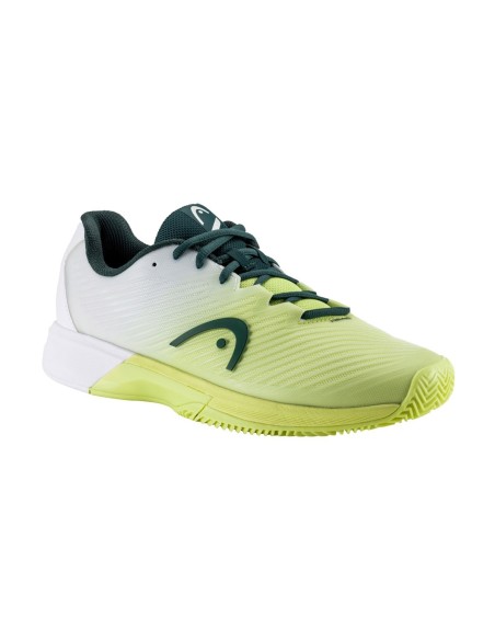 Head Revolt Pro 4.0 Clay Verde Branco 273273 Lnwh |HEAD |Sapatilhas de padel HEAD