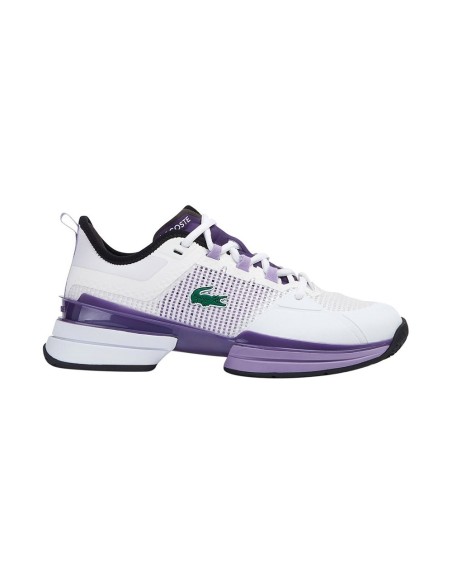 Lacoste Ag-Lt21 Ultra Blanc Violet Femme |LACOSTE |Chaussures de padel LACOSTE