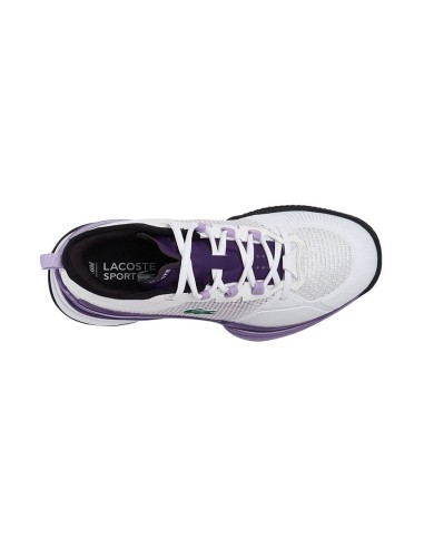 Lacoste Ag-Lt21 Ultra Blanc Violet Femme |LACOSTE |Chaussures de padel LACOSTE