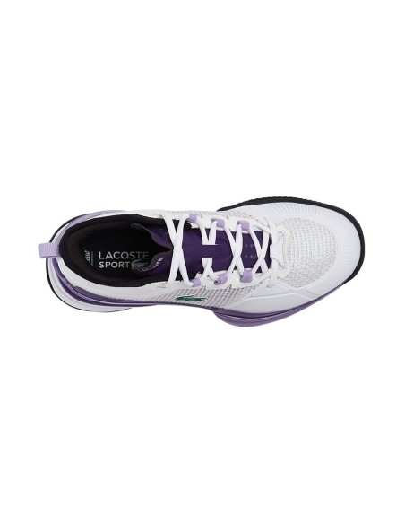 Lacoste Ag-Lt21 Ultra Blanco Morado Mujer |LACOSTE |Zapatillas pádel LACOSTE