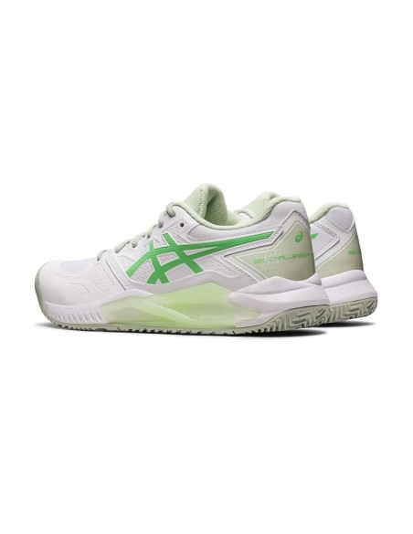 Asics Gel-Challenger 13 Padel White Green Women 1042A205-101 |ASICS |ASICS padel shoes