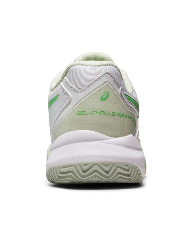 Asics Gel-Challenger 13 Padel Branco Verde Mulher 1042A205-101 |ASICS |Sapatilhas de padel ASICS
