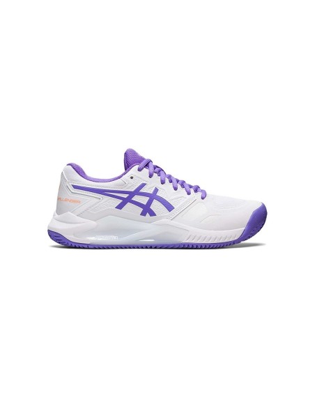 Asics Gel-Challenger 13 Clay Bianco E Viola Donna 1042A165-104 |ASICS |Scarpe da padel ASICS