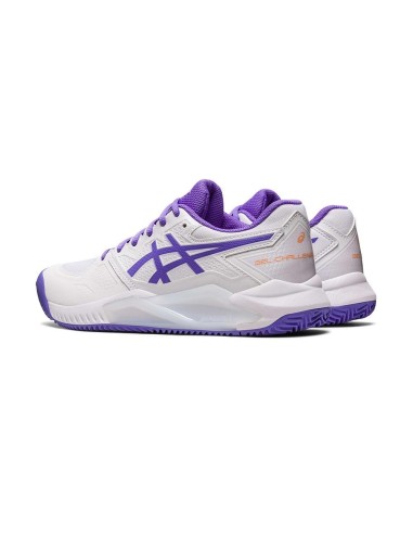 Asics Gel-Challenger 13 Clay Bianco E Viola Donna 1042A165-104 |ASICS |Scarpe da padel ASICS