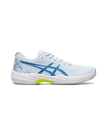 Asics Gel-Game 9 Clay/Oc Azul Claro Mulher 1042A217-400 |ASICS |Sapatilhas de padel ASICS