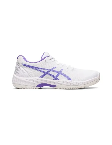 Tênis Asics Gel-Game 9 Clay/Oc Branco Roxo Feminino 1042A217-101 |ASICS |Sapatilhas de padel ASICS