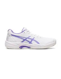 Asics Gel-Game 9 Clay/Oc Branco Roxo Mulher 1042A217-101 |ASICS |Sapatilhas de padel ASICS 2