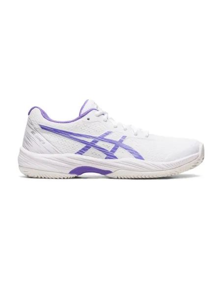 Asics Gel-Game 9 Clay/Oc Blanco Morado Mujer 1042A217-101 |ASICS |Zapatillas pádel ASICS Asics Gel-Game 9 Clay/Oc Blanco Morado Mujer 1042A217-101 |ASICS |Zapatillas pádel ASICS