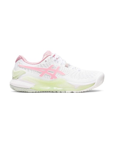 Asics Gel-Resolution 9 Blanc Femme 1042A245-100 |ASICS |Chaussures de padel ASICS