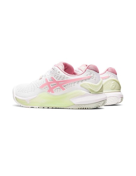 Asics Gel-Resolution 9 Blanco Mujer 1042A245-100 |ASICS |Zapatillas pádel ASICS