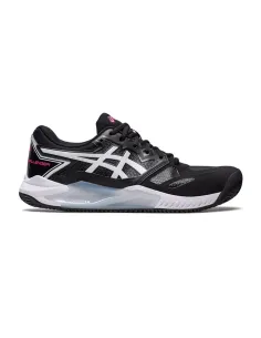 Asics Gel-Challenger 13 Clay Preto Branco 1041A221 003 |ASICS |Sapatilhas de padel ASICS